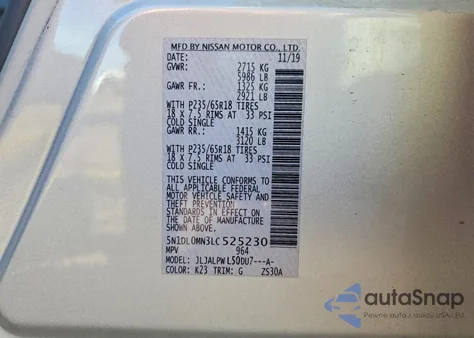 2020 Infiniti Qx60 Luxe from USA, damaged, VIN 5N1DL0MN3LC525230